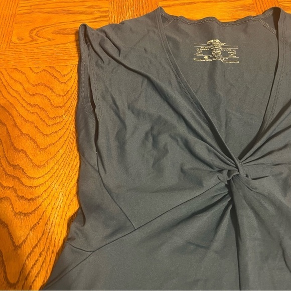 Patagonia Women’s Bandha Twist Front Dress in Glass Blue Sz M Athletic Dress - Picture 6 of 16